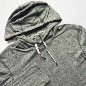 Lululemon Men's Soft Jersey Pullover Hoodie Sweatshirt Size L Green Lightweight